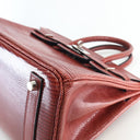 Hermes Burgundy Lizard Birk...