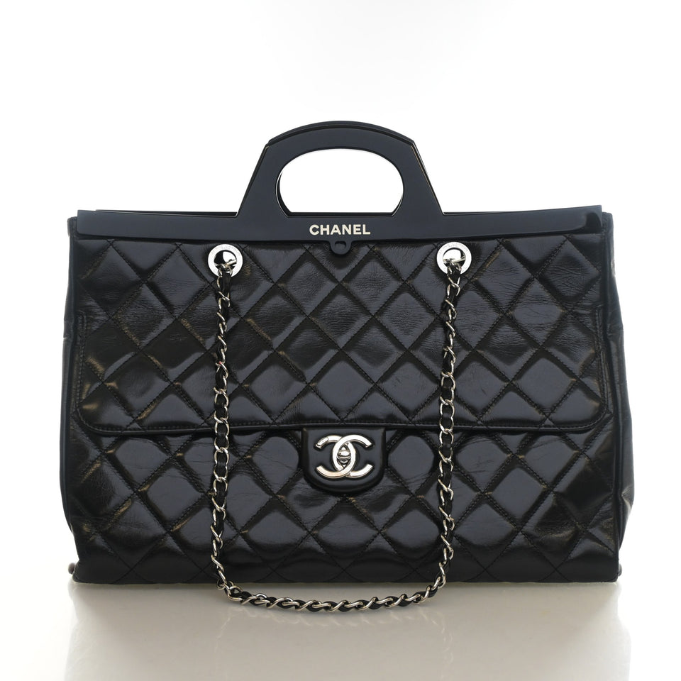 Chanel Glazed Calfskin CC Delivery Tote