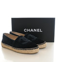 Chanel Velvet CC Espadrille...