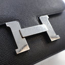 Hermes Noir Epsom Constance 18