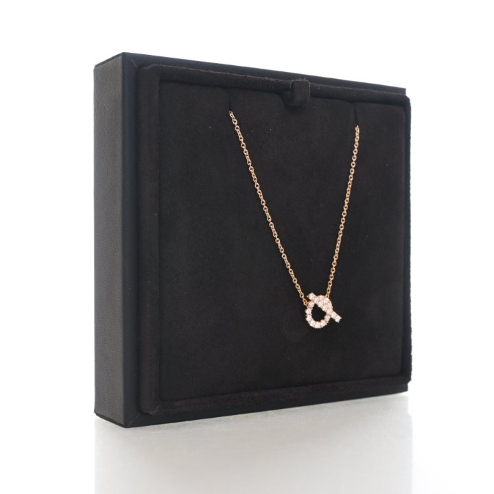 Hermes Diamond Finesse Pendant Necklace