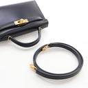 Hermes Noir Box Calf Mini K...