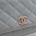 Chanel Lambskin Pearl CC Wa...