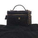 Chanel Small Raffia Slim Va...