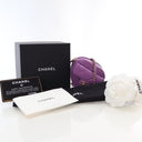 Chanel Mini Purple Lambskin...