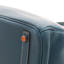 Hermes Bleu Jean Togo Birki...