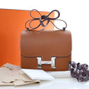 Hermes Gold Epsom Constance 24