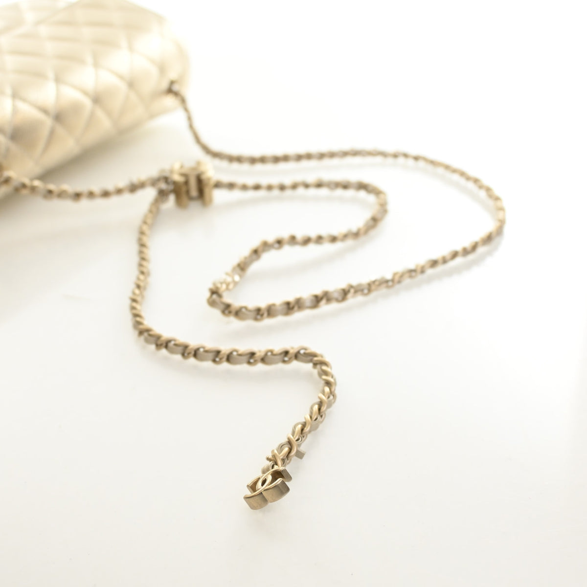 Chanel Mini Caviar Rectangular CC Slide Flap Bag, photo 10 of 15