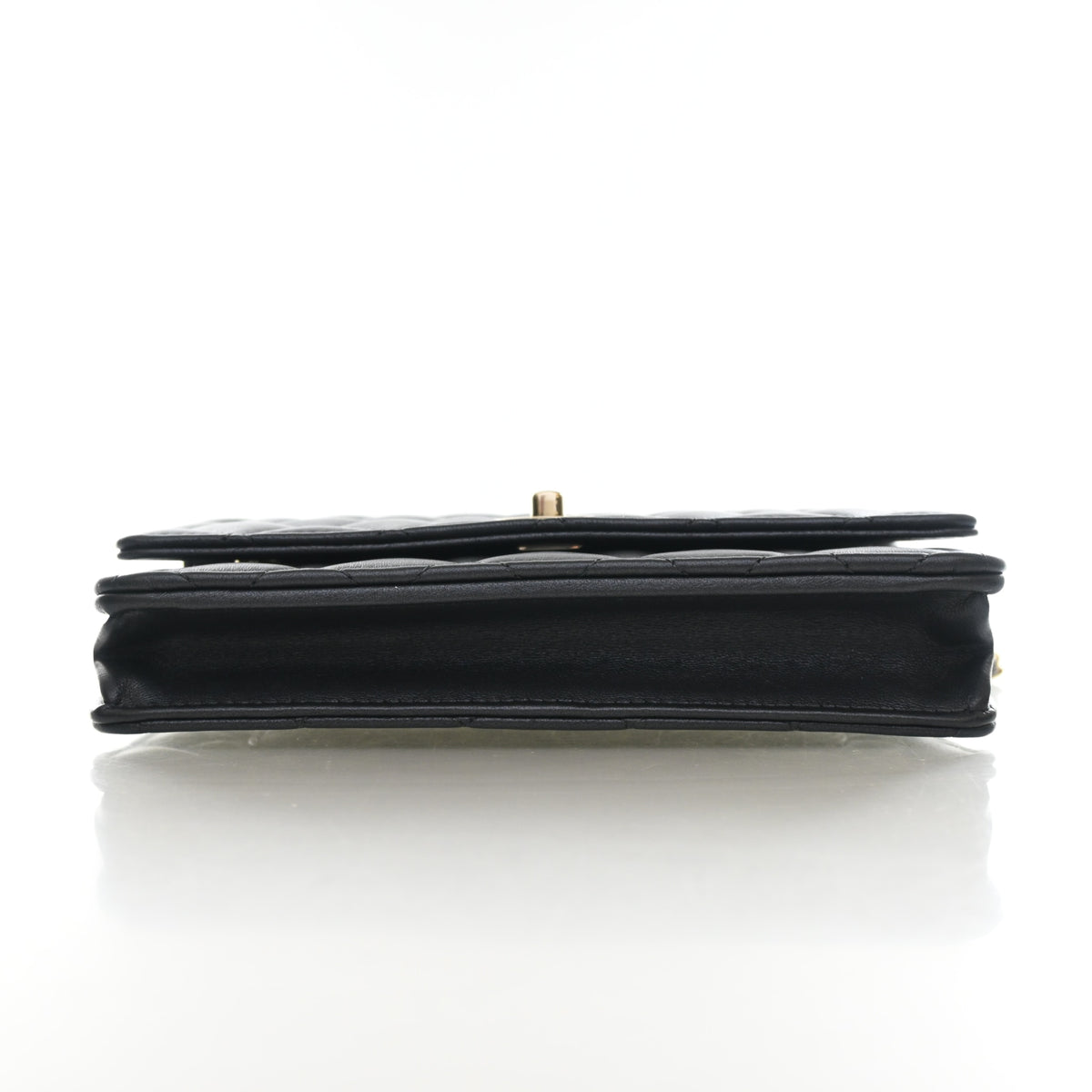 Pre-Owned Chanel Wallet On Chain Pearly Lambskin Charms WOC, side view (6)