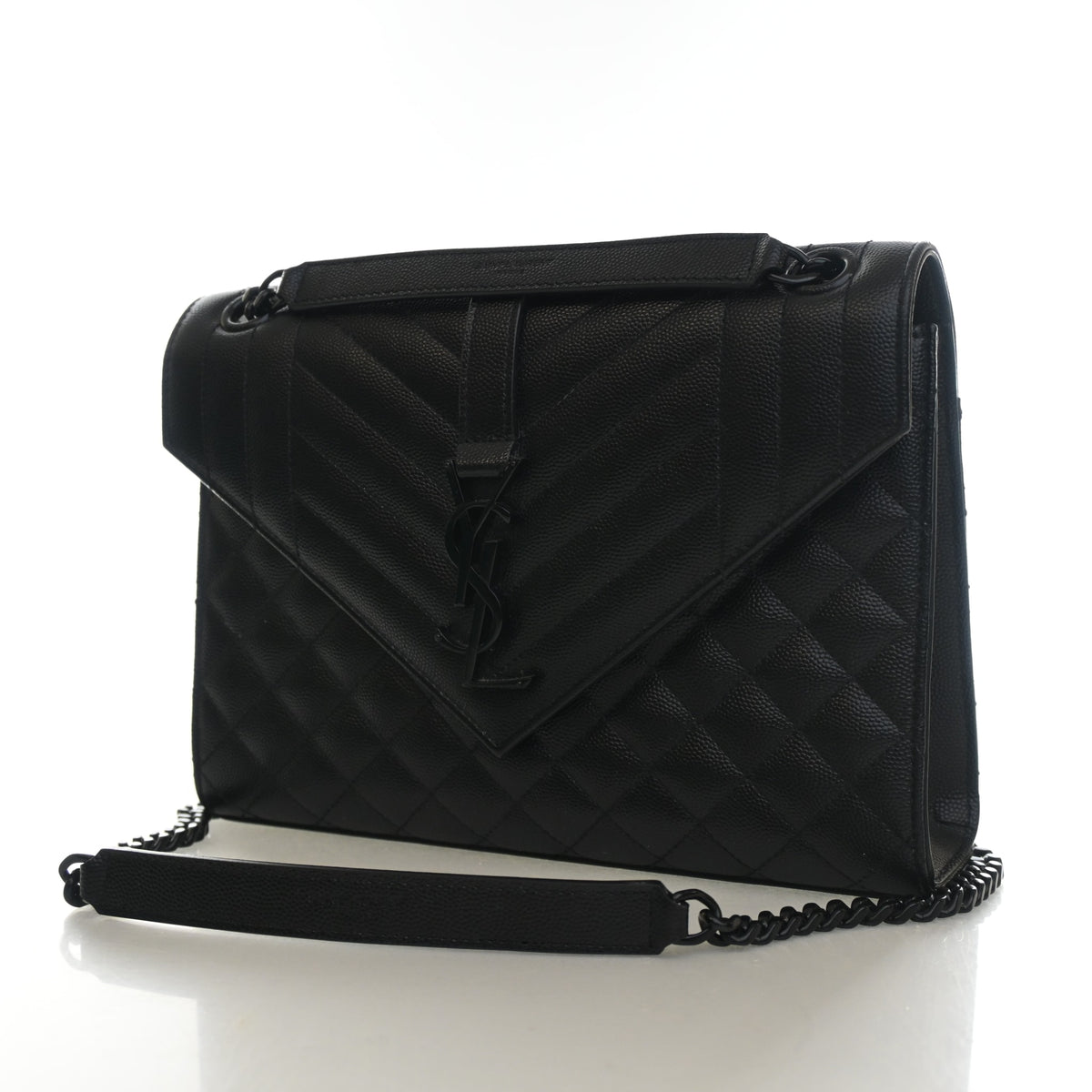 Saint Laurent Medium Calfskin Envelope Flap Bag, photo 3 of 13