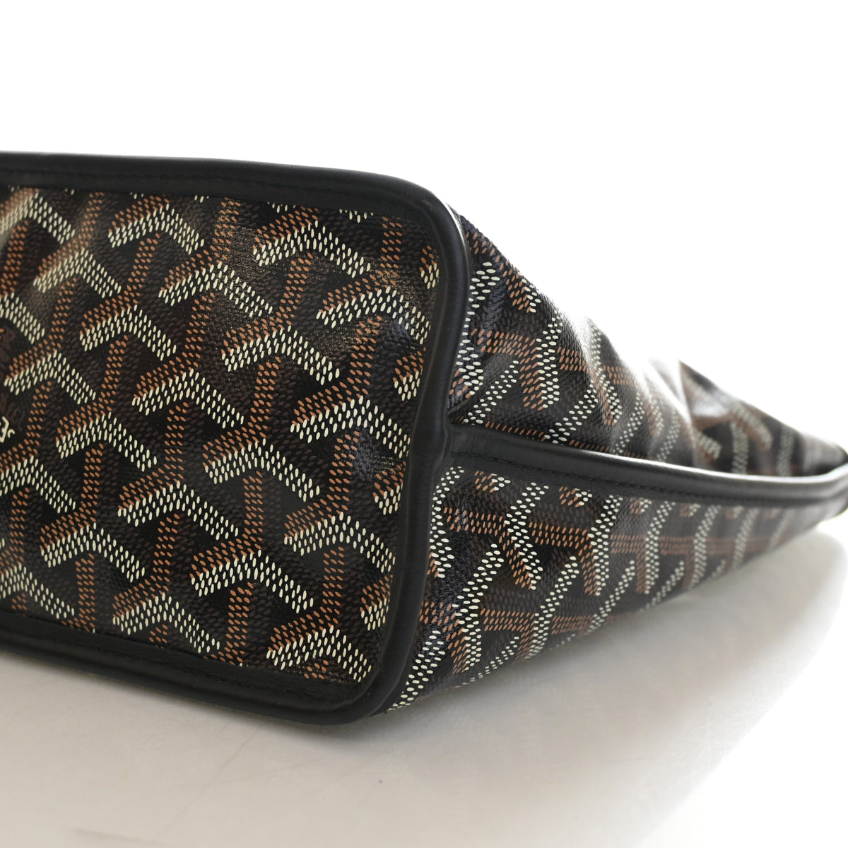 Pre-Owned Goyard Mini Goyardine Anjou, base and feet view, photo 7 of 12
