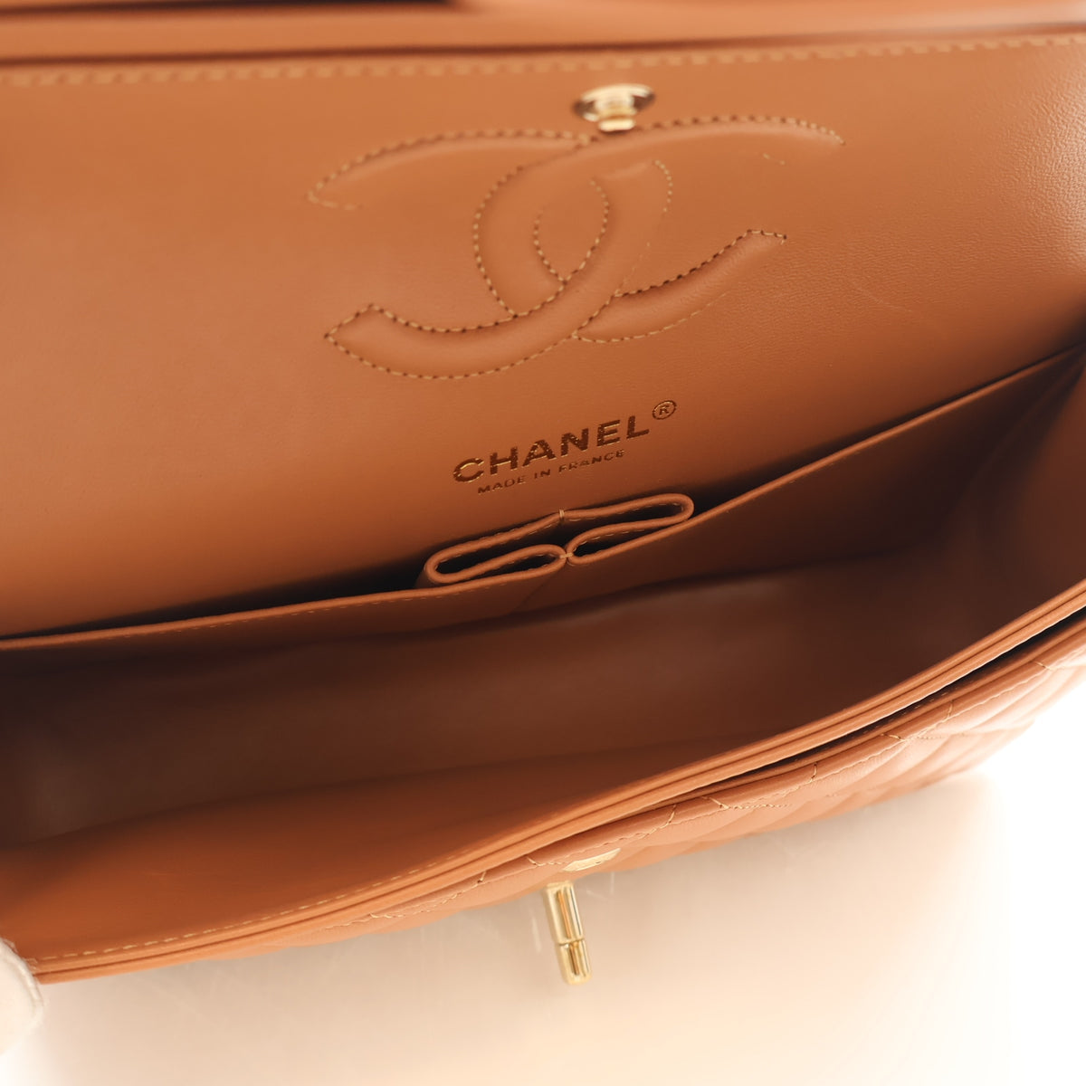Chanel Medium Lambskin Classic Double Flap Bag, photo 14 of 17
