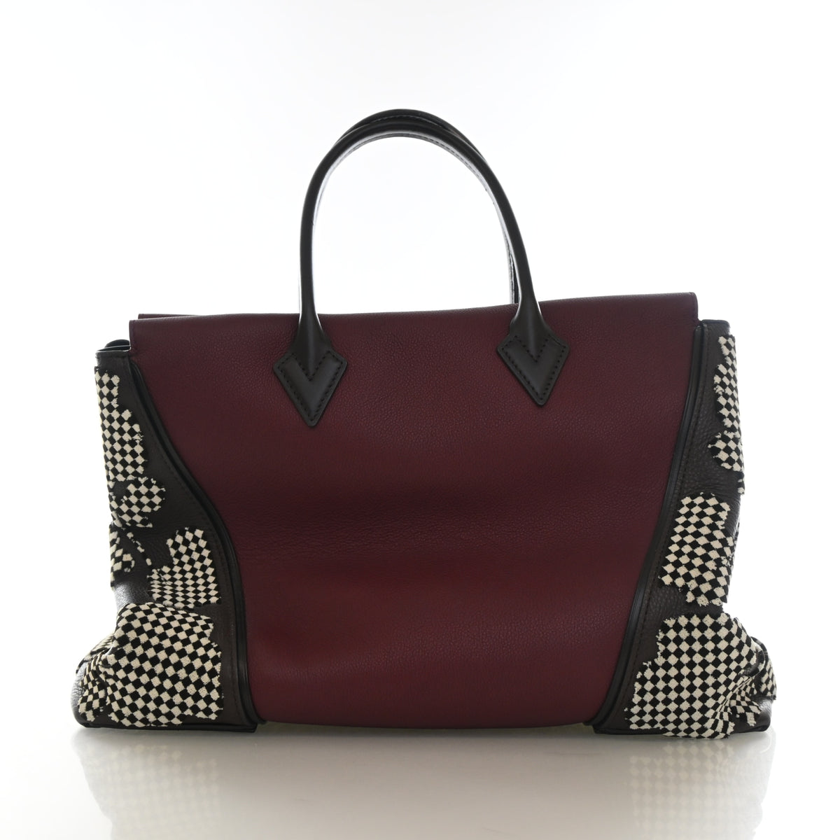 Pre-Owned Louis Vuitton Tote GM Calfskin Prunille, front view, photo 11 of 13