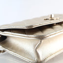 Chanel Calfskin Metallic CC...