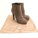 Prada Suede Booties Sz 37.5