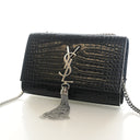 Saint Laurent Small Crocodi...