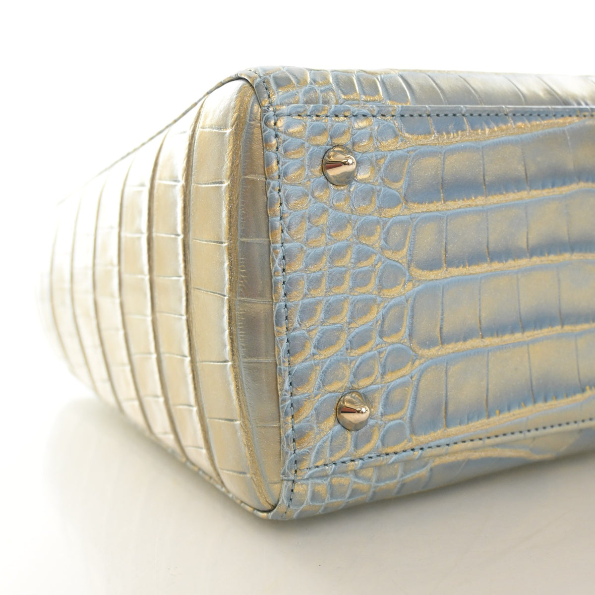 Pre-Owned Christian Dior Lady Dior Medium Crocodile Leather, base view