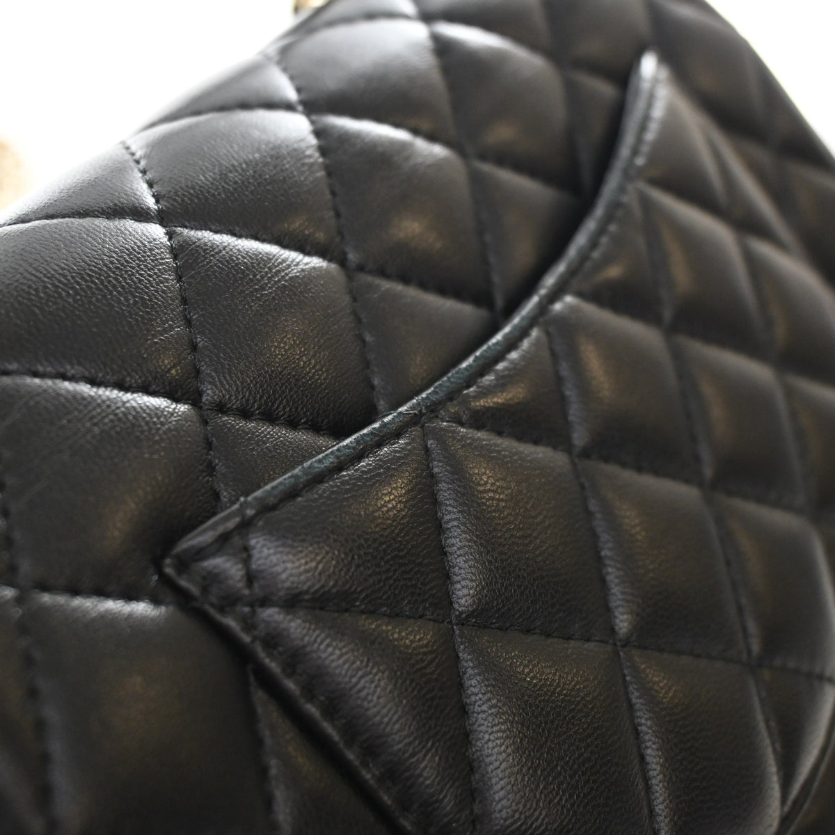 Chanel Mini Lambskin Metal Chain Top Handle Flap Bag, photo 14 of 16