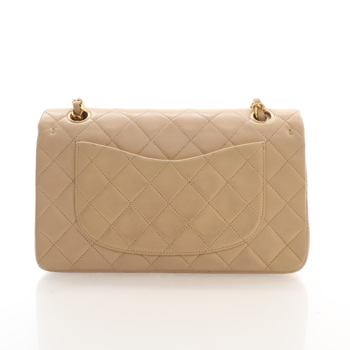 Chanel Vintage Small Lambskin Classic Double Flap Bag, photo 11 of 19