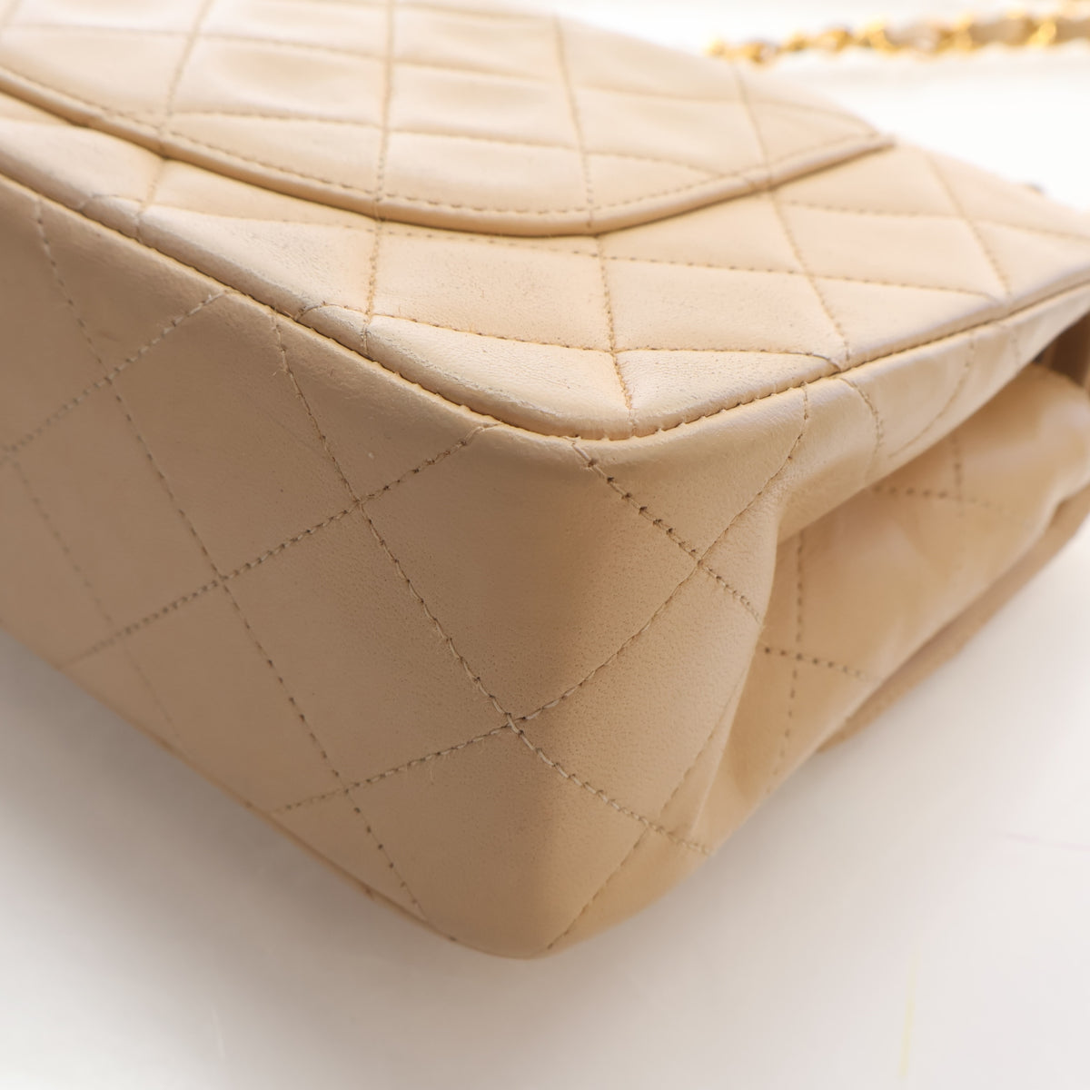 Chanel Vintage Small Lambskin Classic Double Flap Bag, photo 13 of 19
