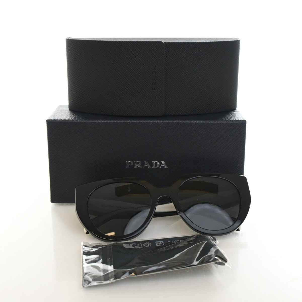 Pre-Owned Prada Sunglasses Cateye, flat lay