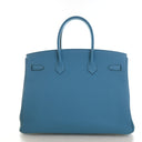 Hermes Turquoise Togo Birki...