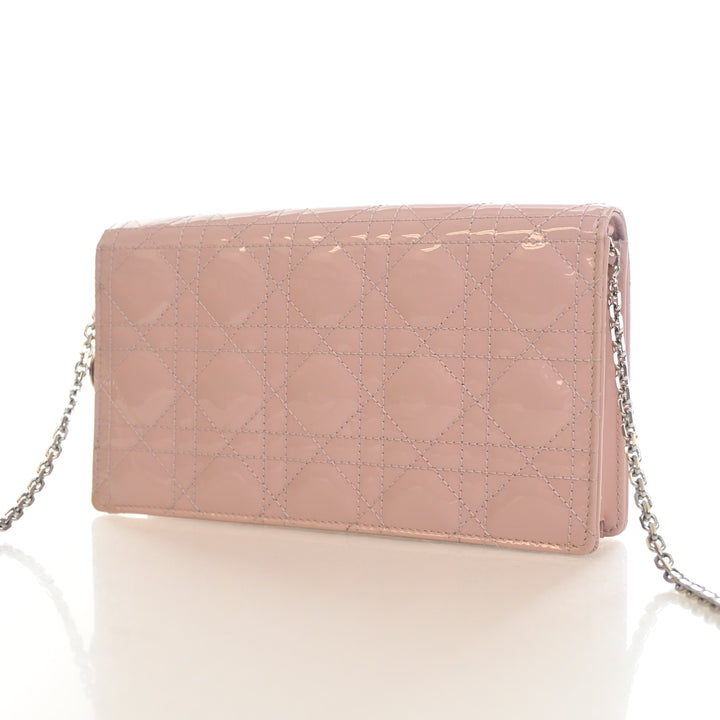 Christian Dior Patent Lady Dior Pouch
