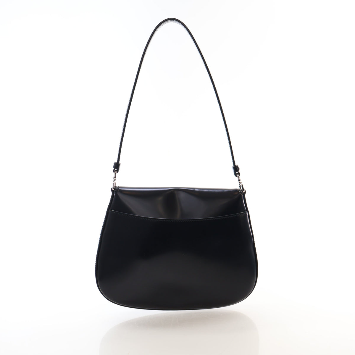 Pre-Owned Prada Flap Bag Small Spazzolato Cleo, front view, photo 11 of 19