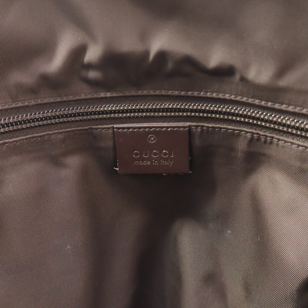 Pre-Owned Gucci Backpack GG Plus Monogram, logo detail