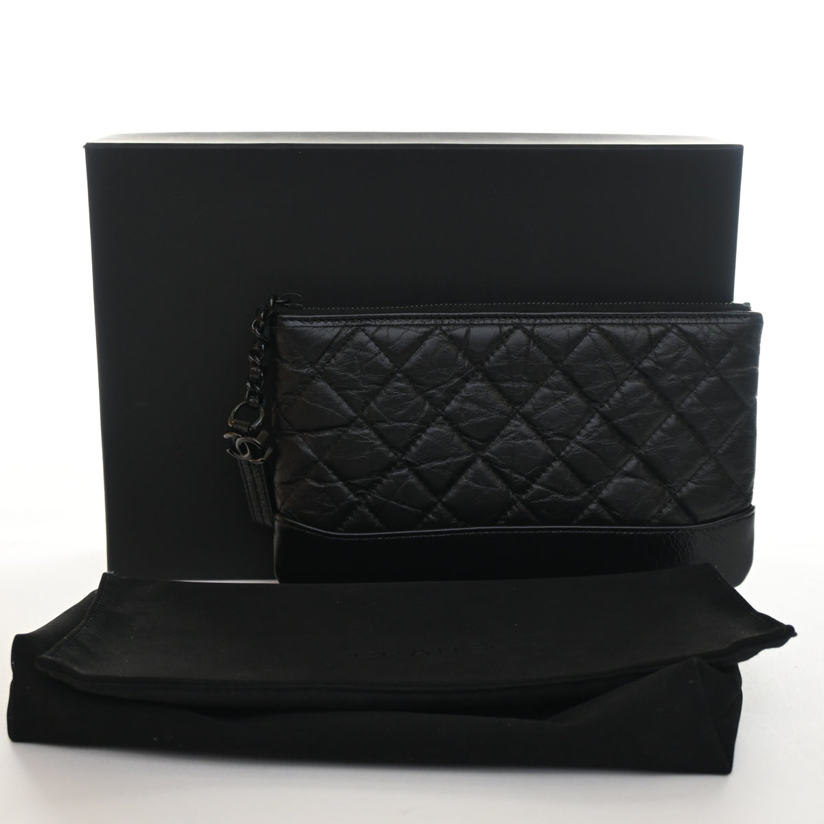 Chanel Aged Calfskin Gabrielle Pouch, photo 13 of 13