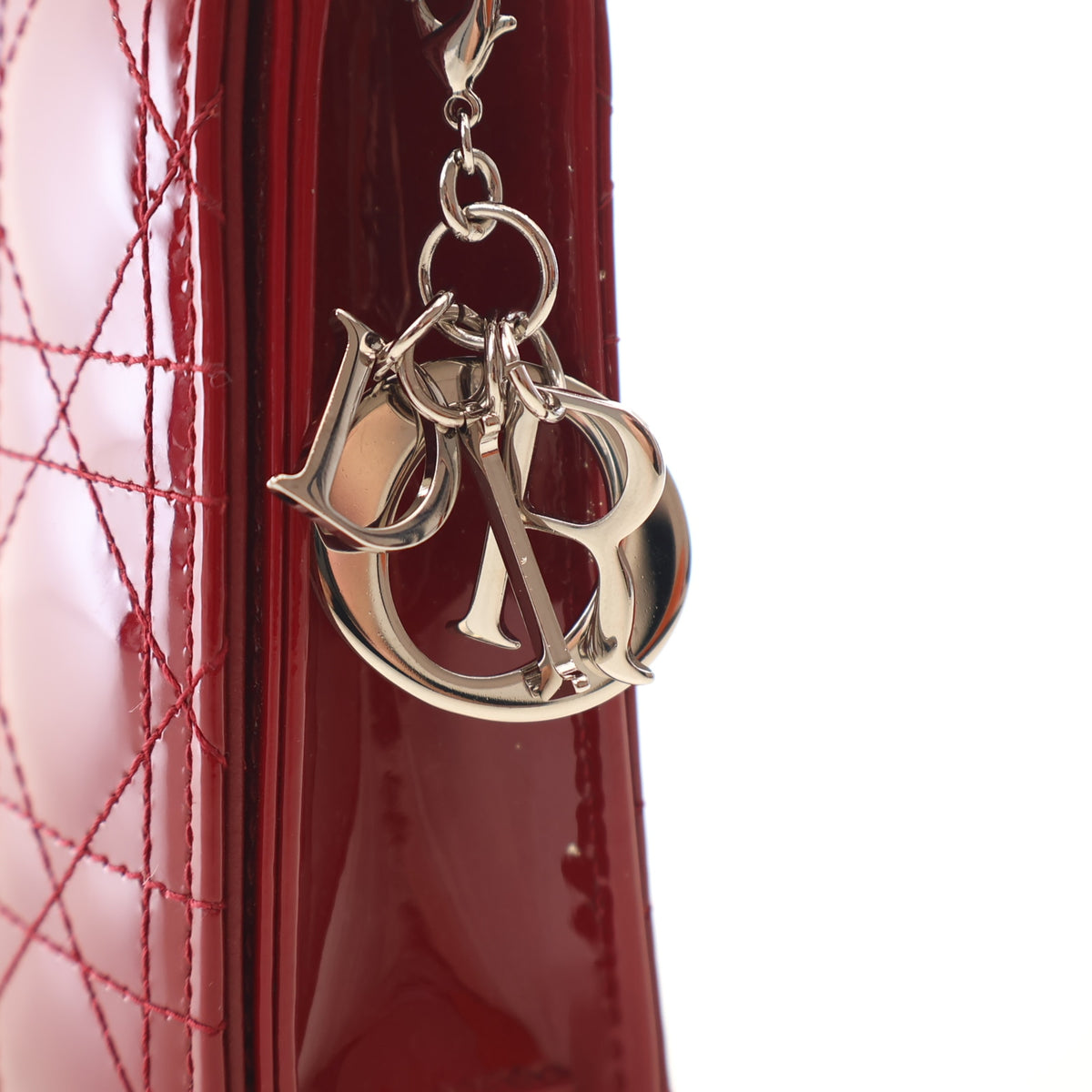 Christian Dior Patent Lady Dior Pouch with Chain, photo 4 of 16