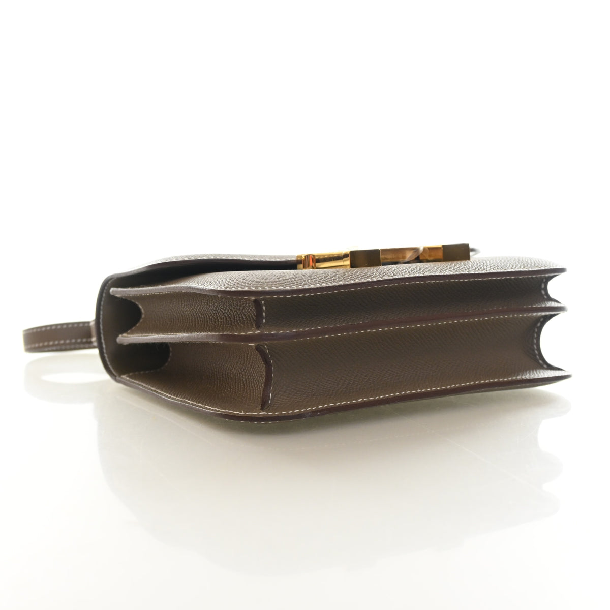 Pre-Owned Hermès Constance 18 Etoupe Epsom Leather, side view