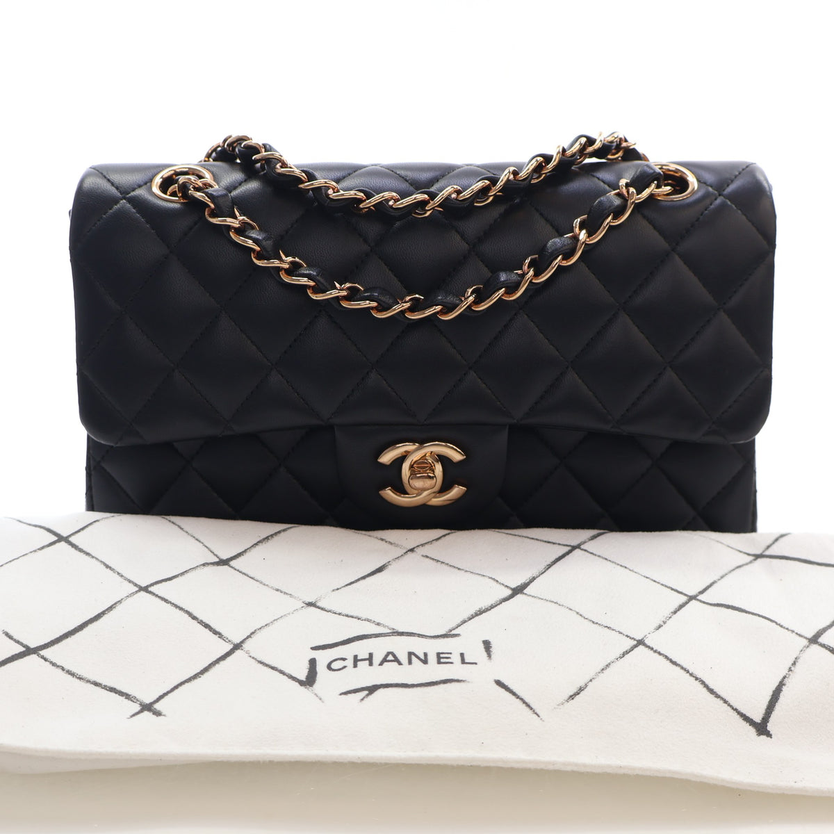 Chanel Small Lambskin Classic Double Flap Bag, photo 18 of 18