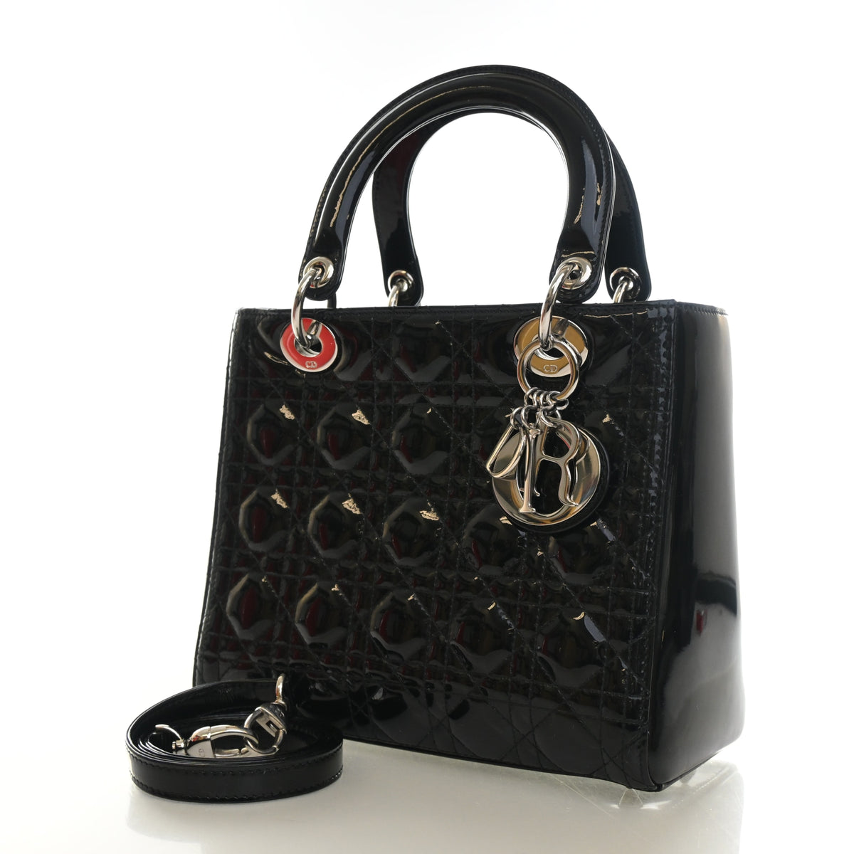 Christian Dior Medium Patent Lady Dior, photo 3 of 14