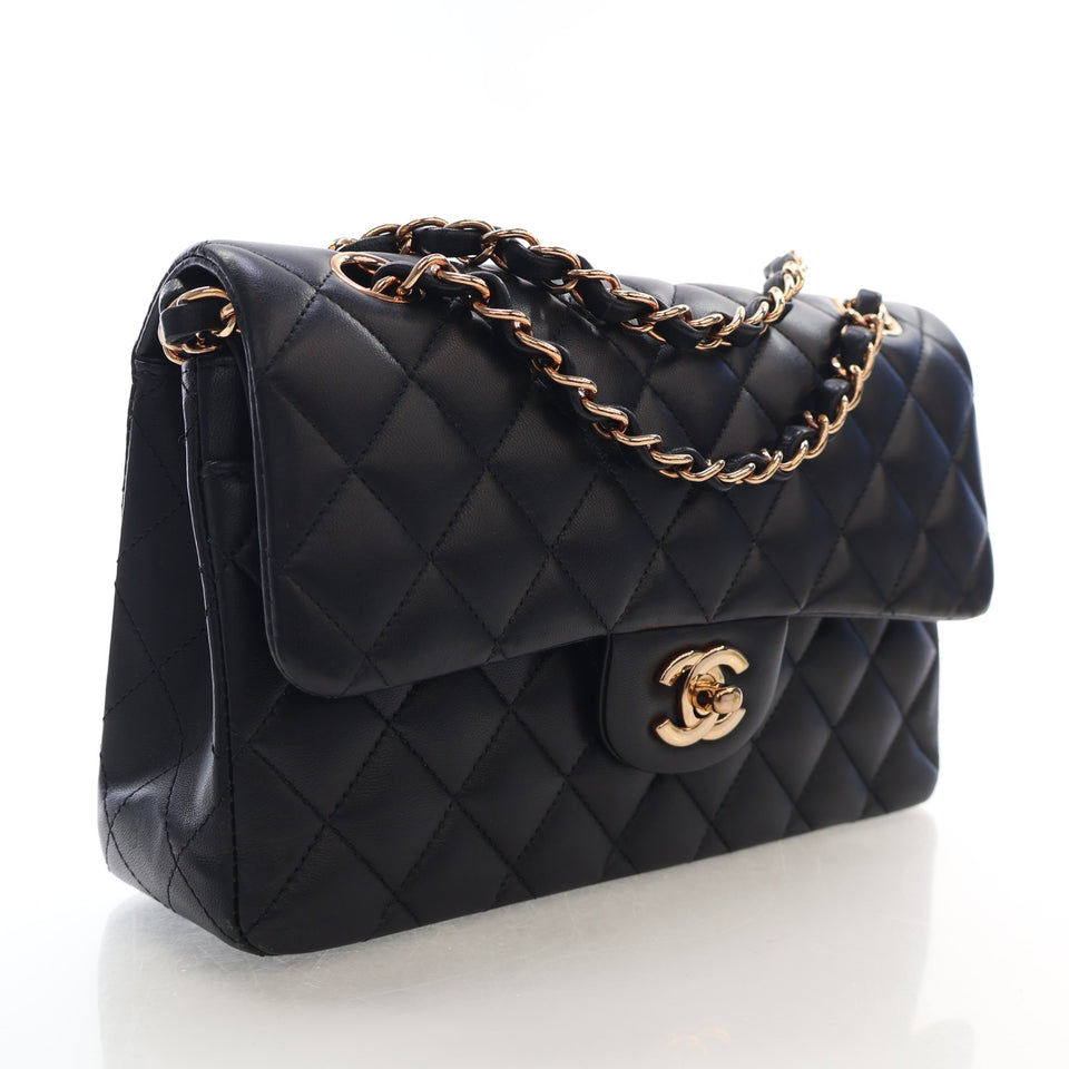 Chanel Small Lambskin Classic Double Flap Bag
