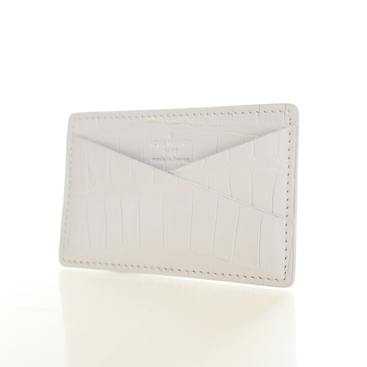 Louis Vuitton Crocodile Card Holder