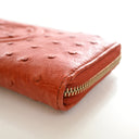 Gucci Ostrich Soho Zippy Wa...
