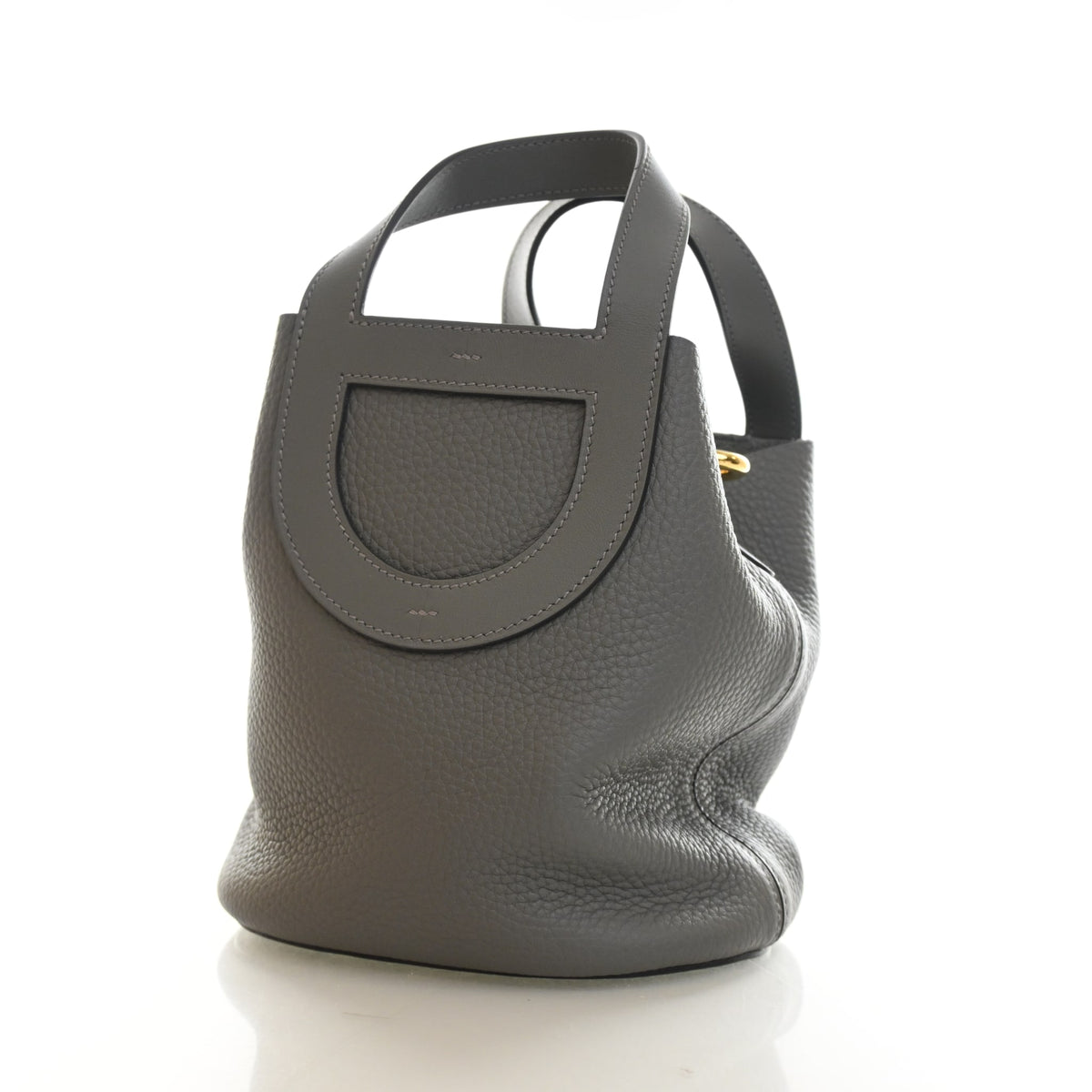 Hermes Gris Meyer Clemence In-The-Loop Bucket 18, photo 3 of 12