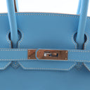 Hermes Celeste Epsom Verso ...