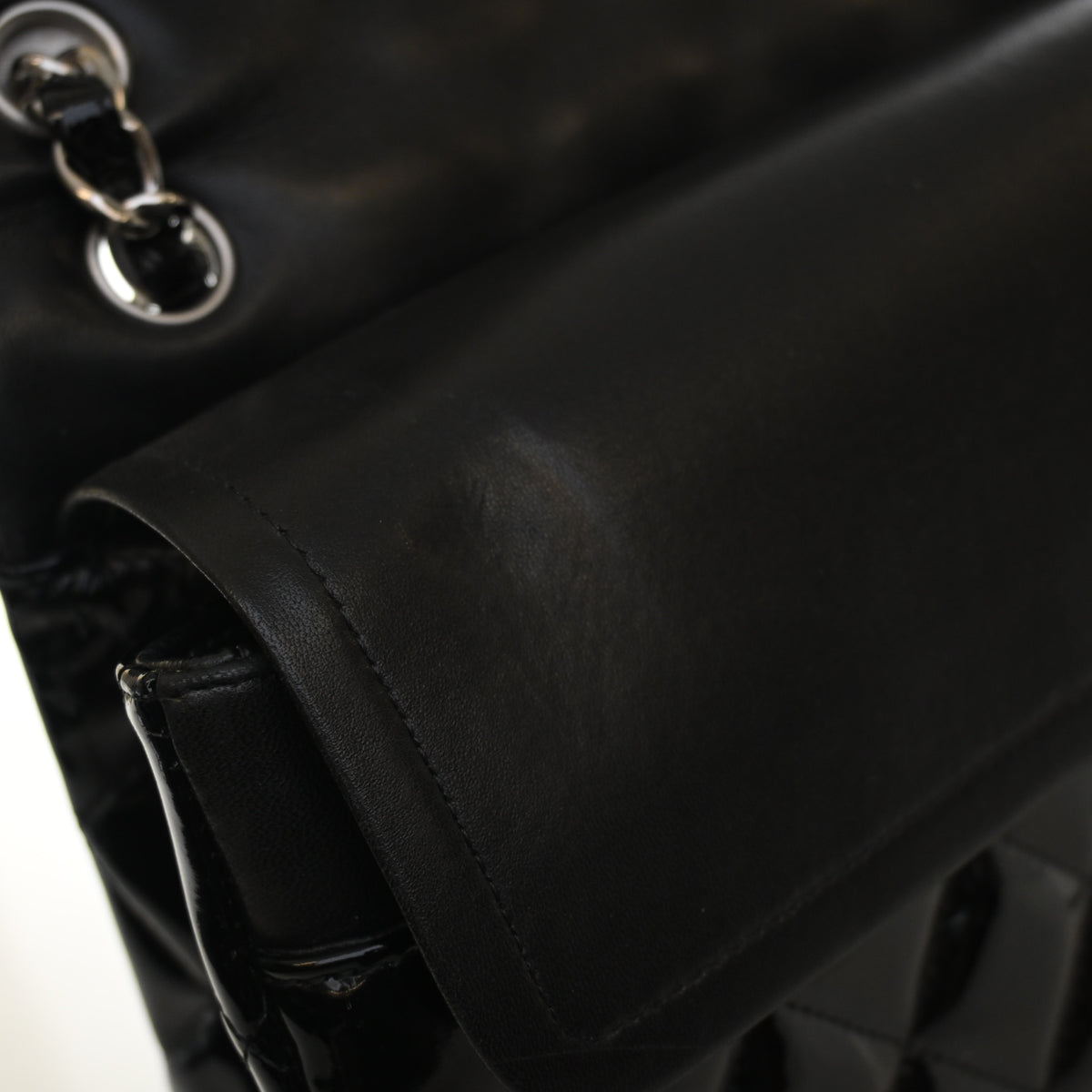 Chanel Jumbo Patent Classic Double Flap Bag, photo 13 of 16