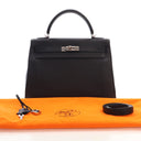 Hermes Noir Togo Kelly 32