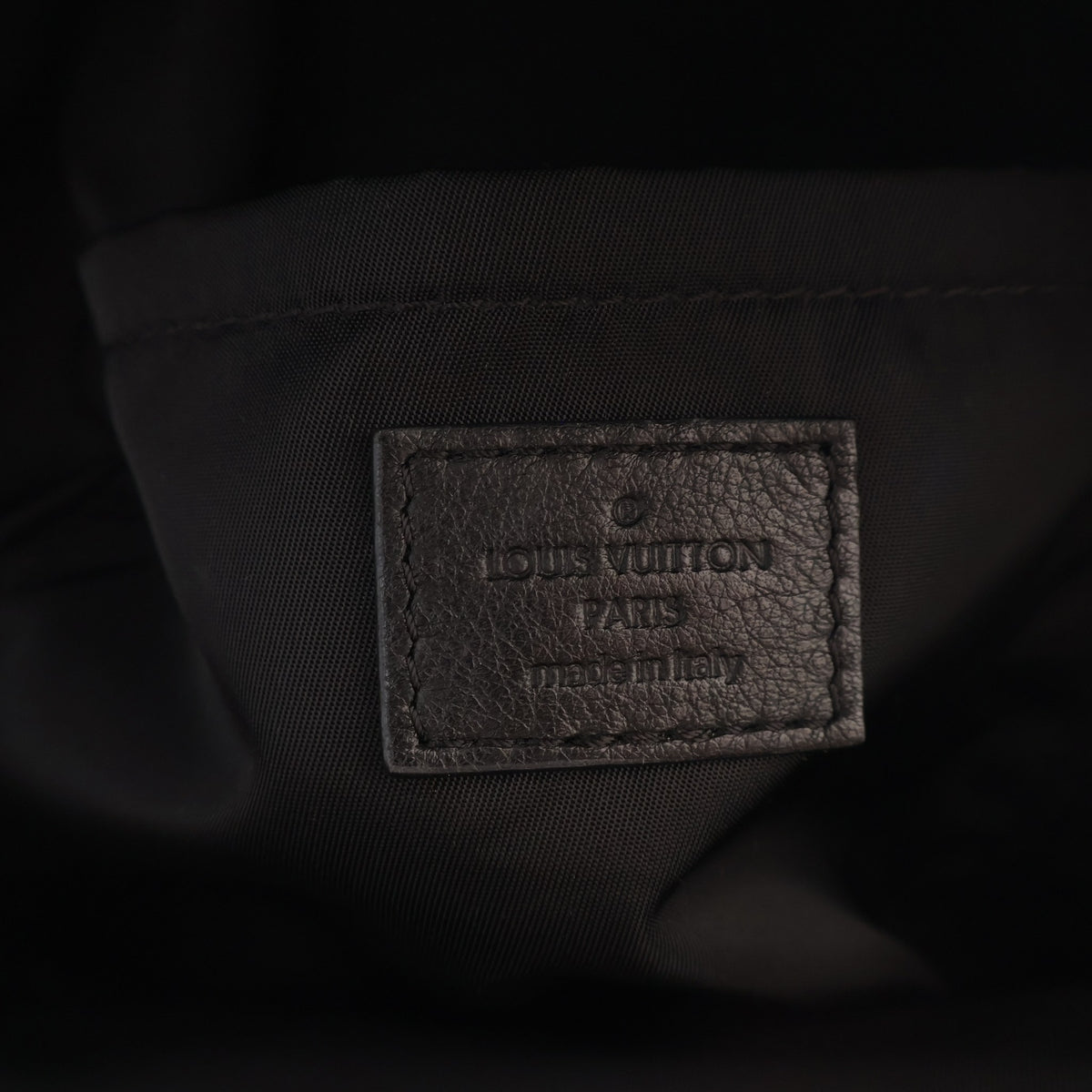Pre-Owned Louis Vuitton PM Monogram Palm Springs, interior label