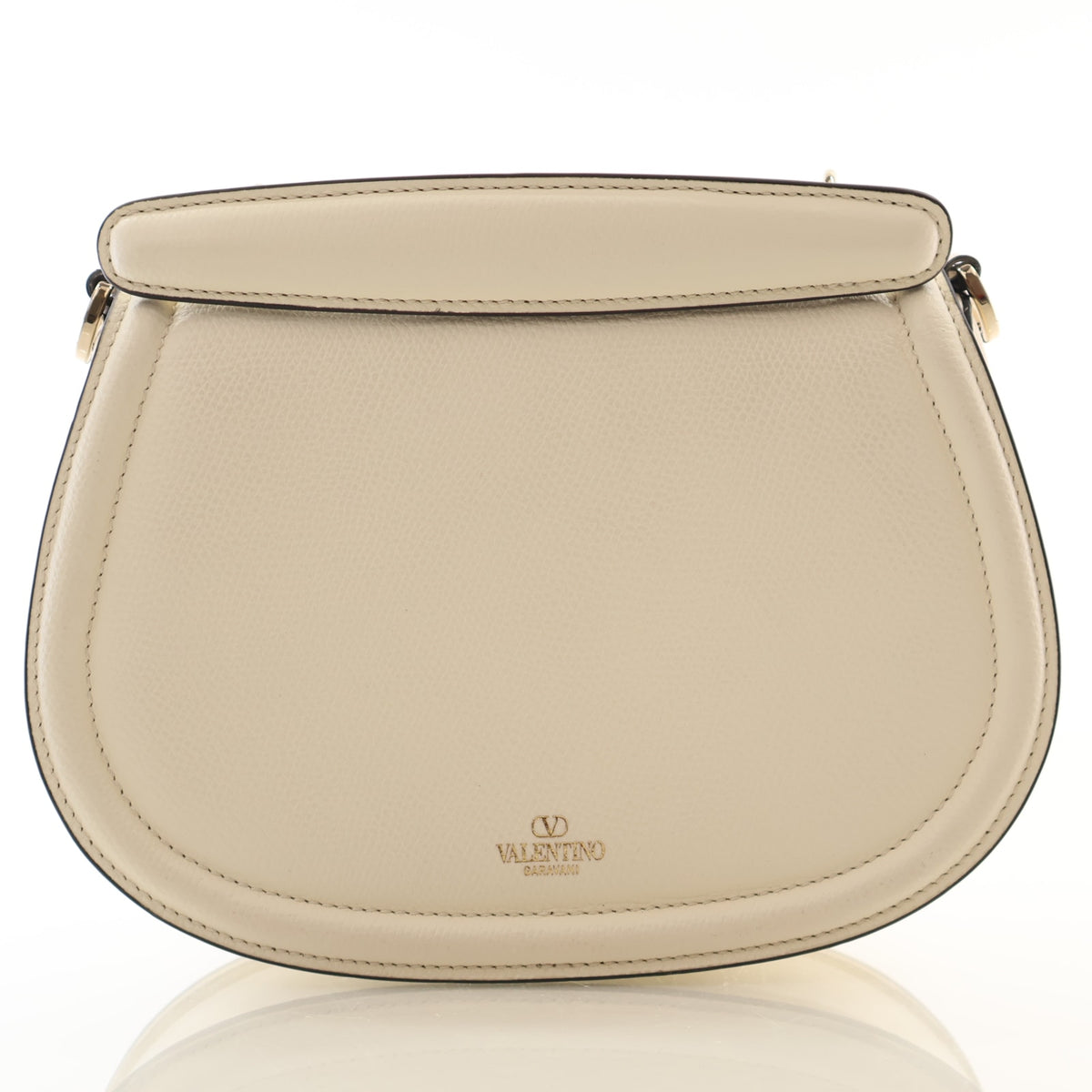 Pre-Owned Valentino Saddle Bag Calfskin Vsling, front view