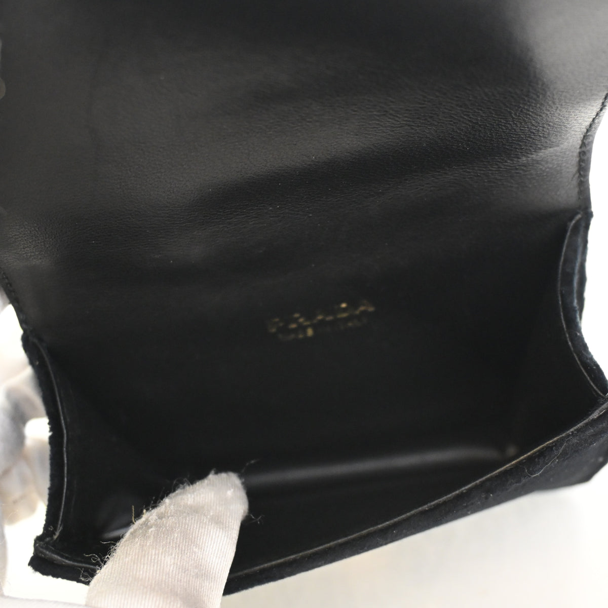Prada Micro Velluto Cahier Crossbody Bag, photo 12 of 13