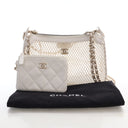 Chanel Lambskin Mesh Pouch Bag
