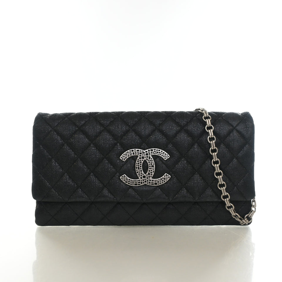 Chanel Fabric Butterfly Clutch On Chain