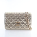 Chanel Calfskin Metallic CC...