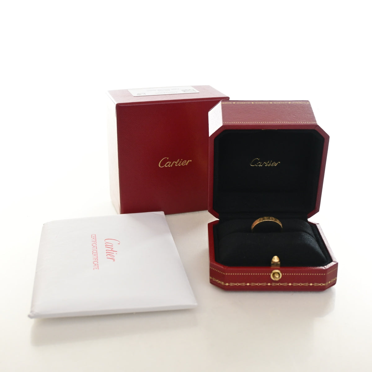 Cartier 18K Yellow Gold Small Model Love Ring Sz 54, photo 7 of 7