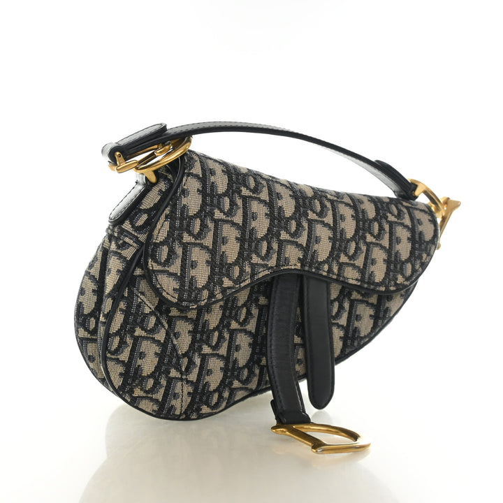 Christian Dior Mini Oblique Saddle Bag