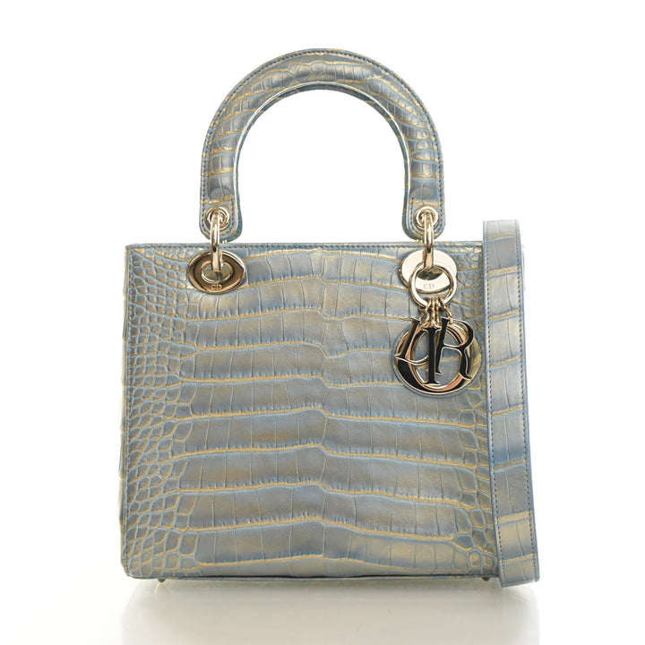 Christian Dior Medium Crocodile Lady Dior